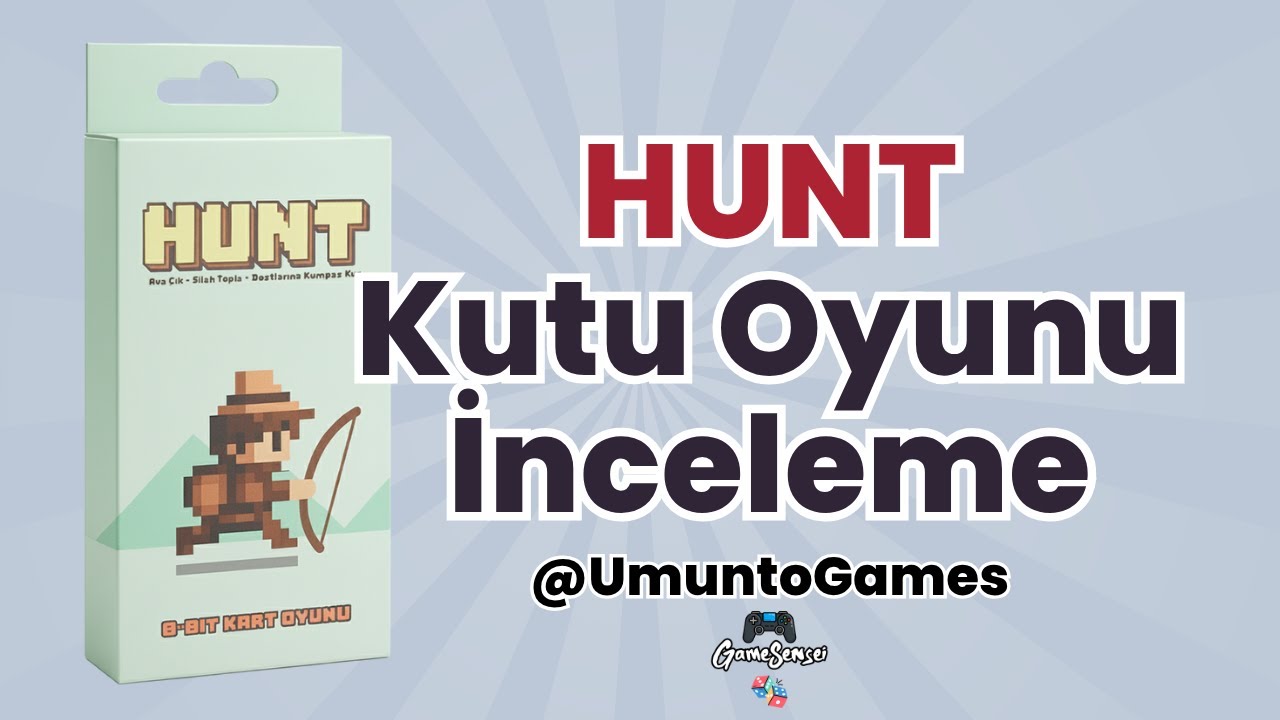 Hunt Kutu Oyunu İnceleme - #işbirliği - WordStorm Oyunumuz Şampiyon!