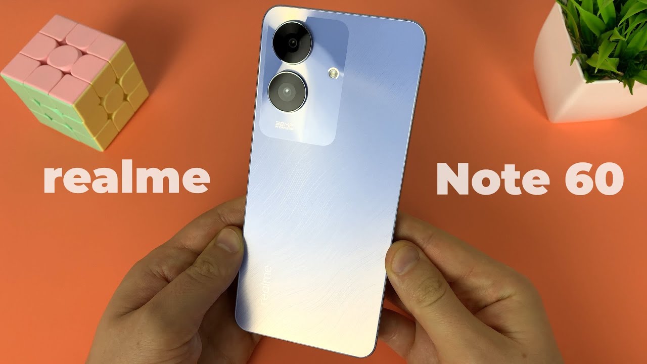 ОБЗОР realme Note 60 за 10 тысяч рублей: IP64, 90 Гц, 32 МП, ударопрочный корпус