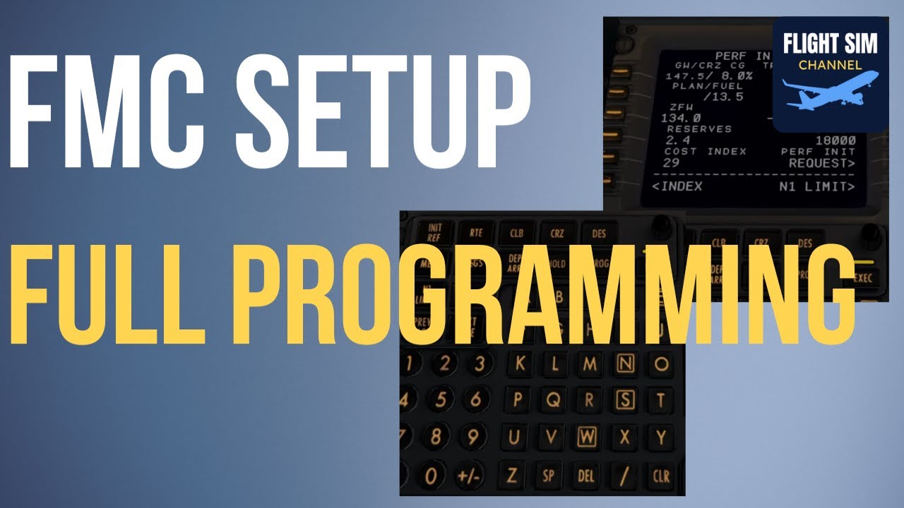 Episode 3 – FMC Programming | X-Plane Zibo 737-800 (Easy)