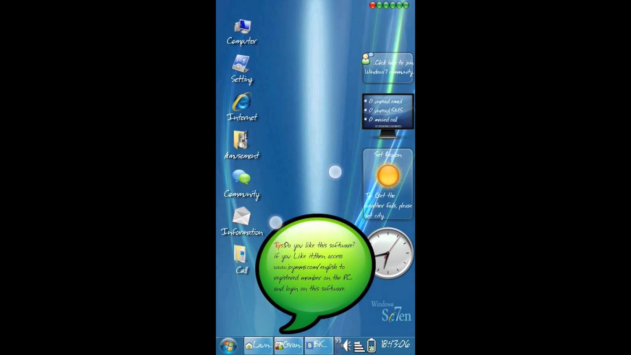 Лаунчер Windows 7 андроид