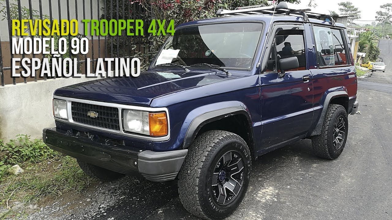 Revisado de un Trooper 4X4 modelo 90 Parte 1 (interior)