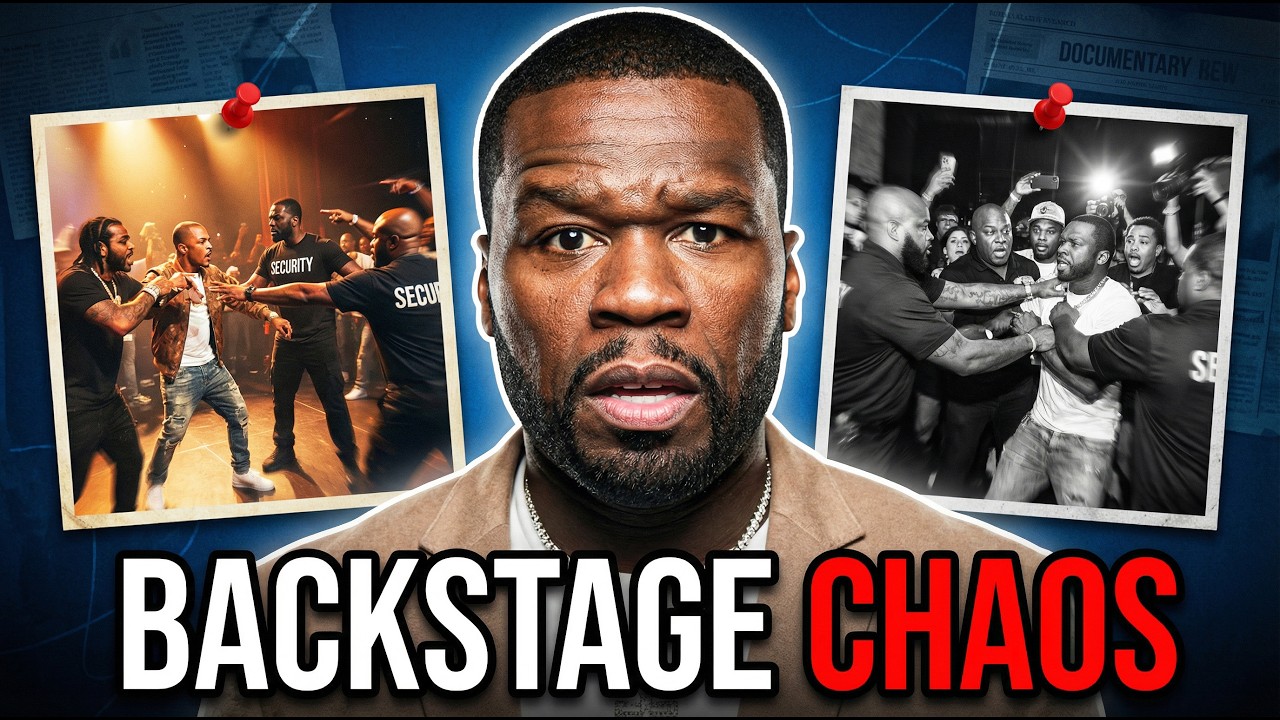 Jim Jones & T.I. Corner 50 Cent Backstage And Cameras Caught Everything (This Is BAD)