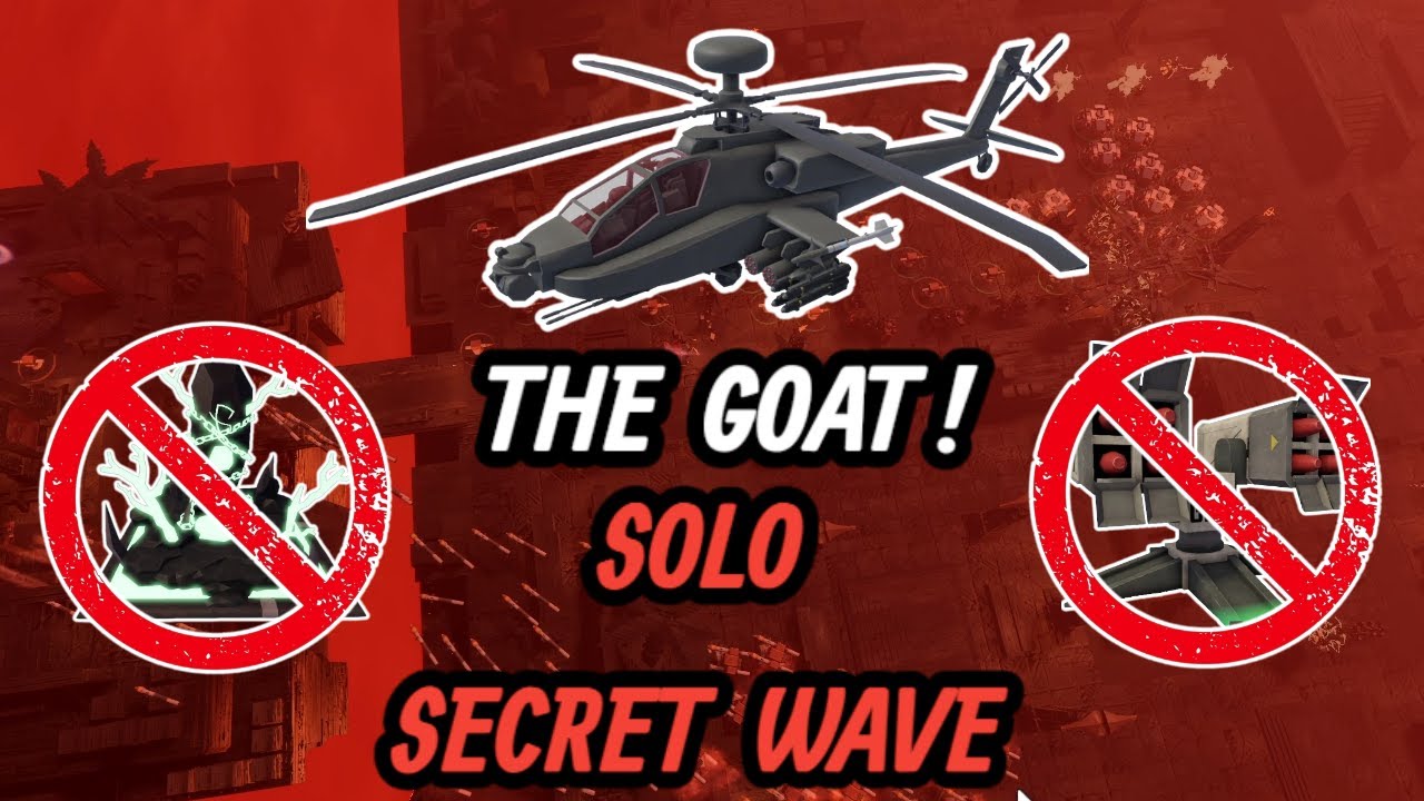 Solo Secret Wave Without AA Turret & Relic || Tower Defense X (Roblox)