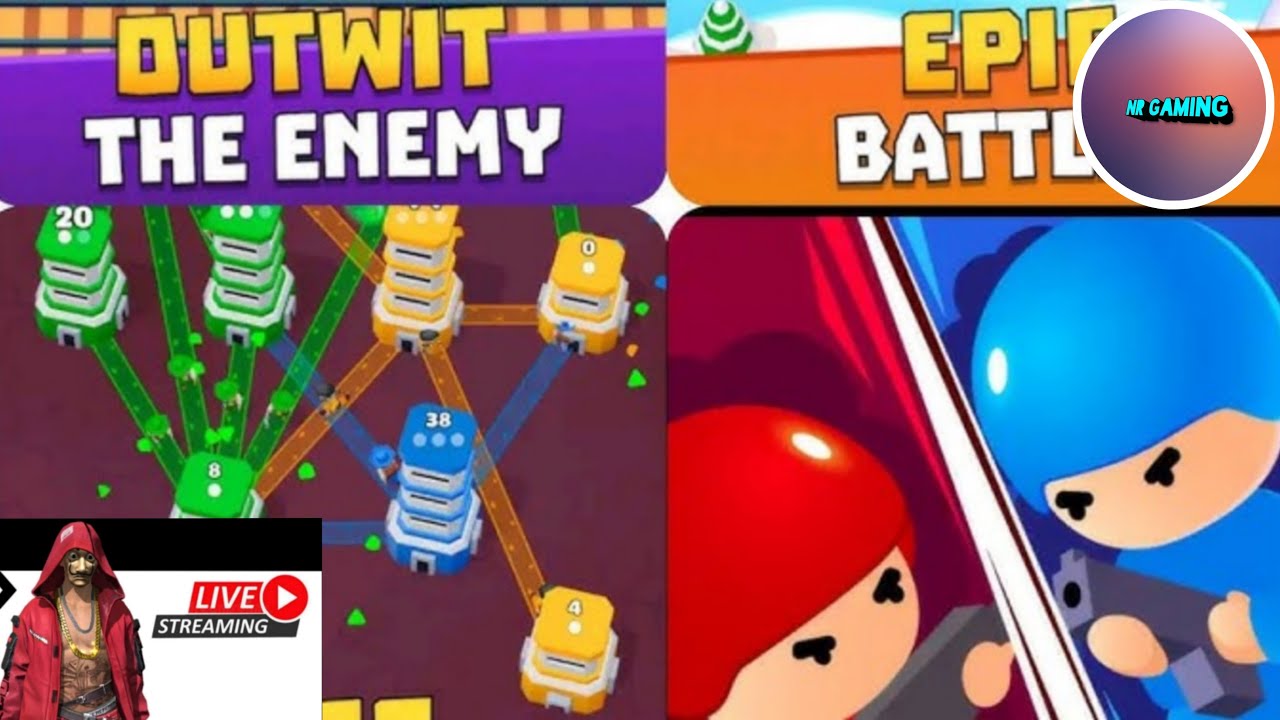 NR GAMEING Live | Tower Wars |#408 - #430
