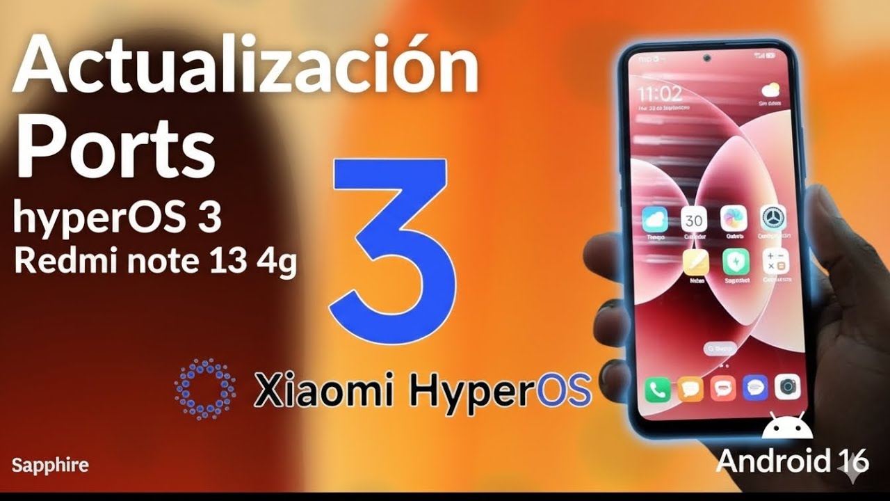 🔴 ¡NUEVA ACTUALIZACIÓN! Ports HyperOS 3 en Redmi Note 13 4G | ¿Vale la pena instalarlo 😱 !