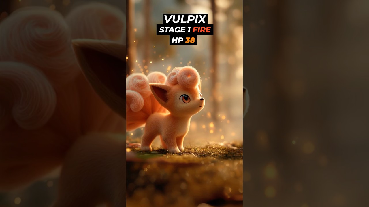 Pok&eacute;mon Evolution: 🔥Vulpix evolving into Ninetales