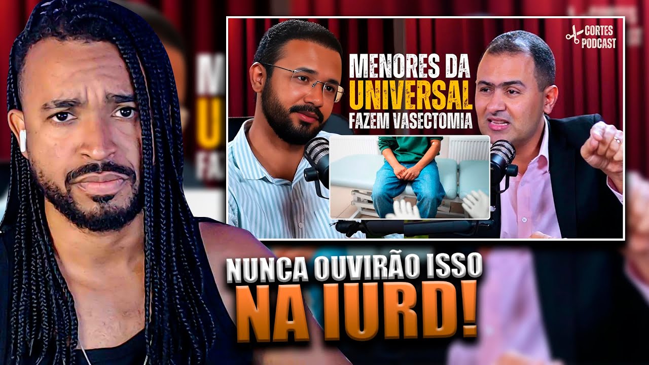 EX-PASTOR DA UNIVERSAL FALA SOBRE A VASECTOMIA NA IGREJA! | ALEXANDRE NA ÁREA #react
