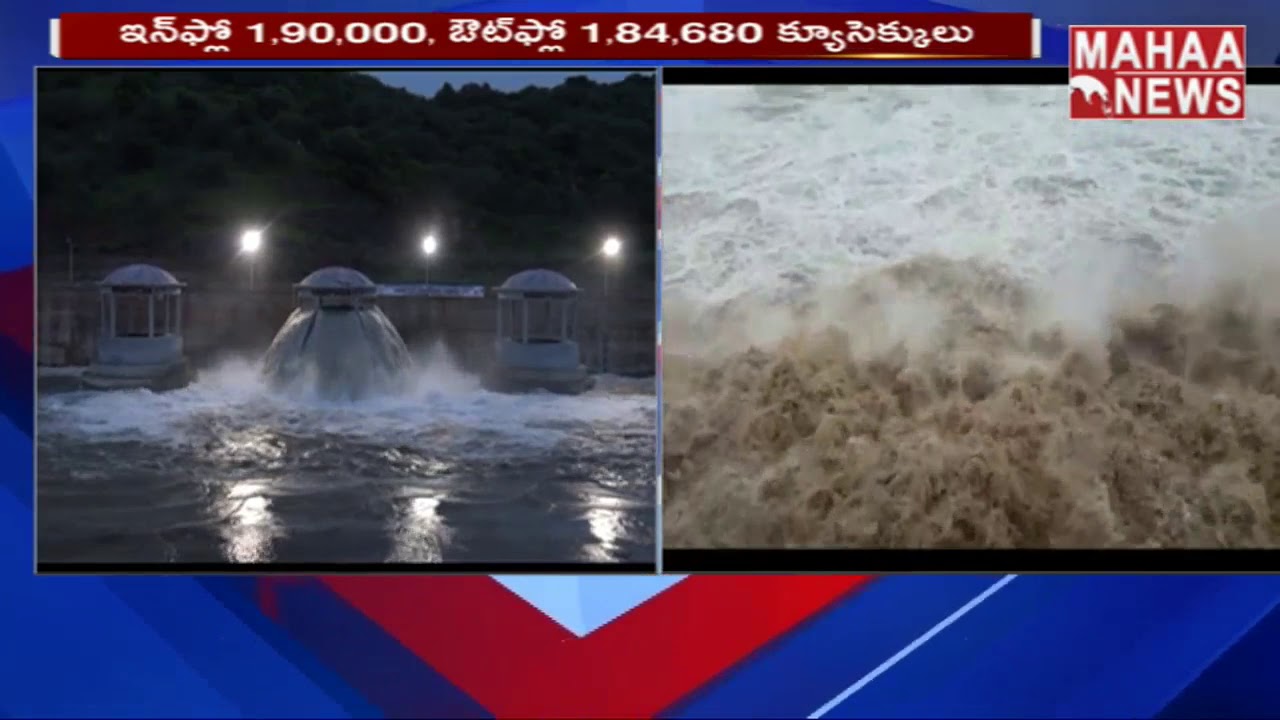 Heavy Flood Water At Polavaram Project From GOdavari River| MAHAA NEWS