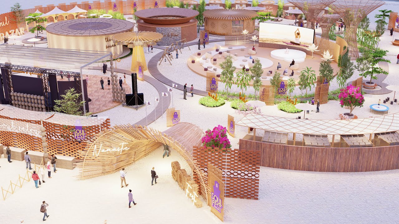 🌟 THE SOUL SANCTUARY | Complete 3D Walkthrough | Stunning Event Visualization by FOUR CORNER RENDER