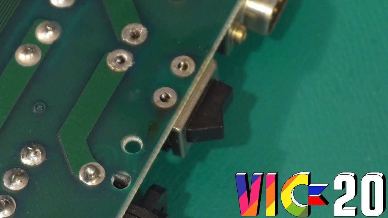 Commodore VIC-20 Power Switch Repair Attempt