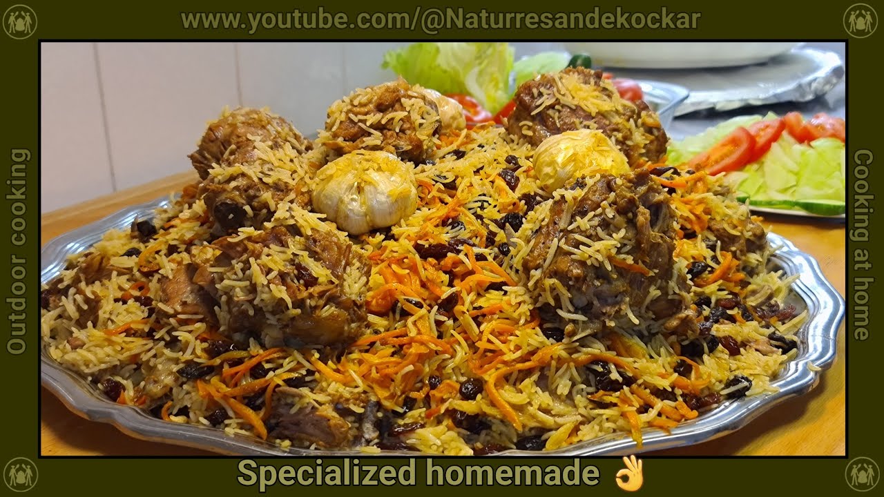 Uzbek lamb Qabili pulao | Kabuli palau | pilaf recipe at home