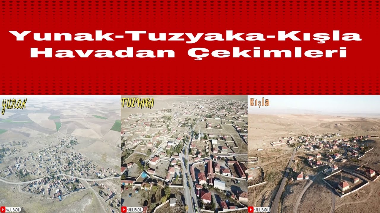 Yunak Yaylası 🔹 Tuzyaka Mahallesi🔹 ve Kışla Yaylası'nı Havadan Görüntüledik