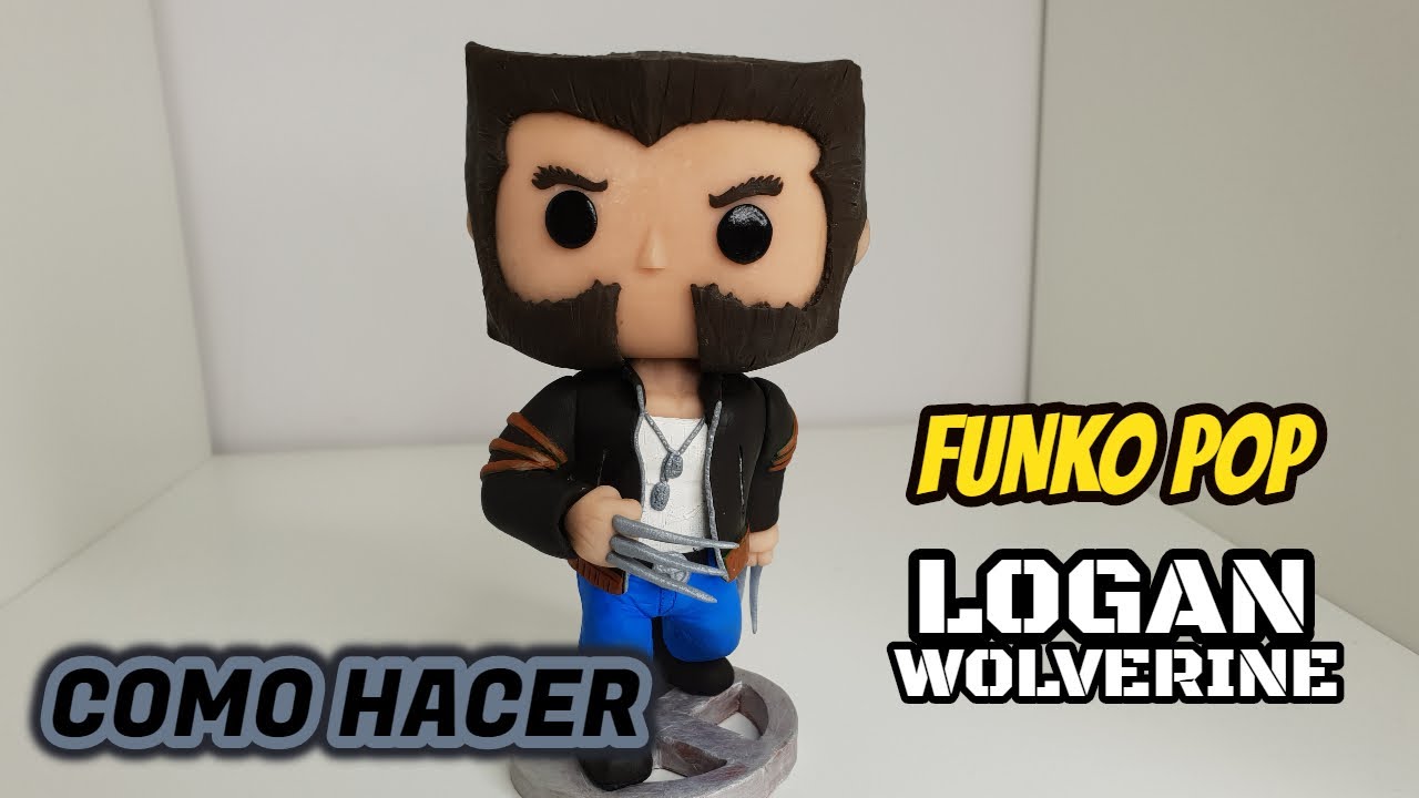 Como hacer Funko pop de Logan ( Lobezno/Wolverine) Xmen-origins [ Clay|Plastilina|Porcelana fria]