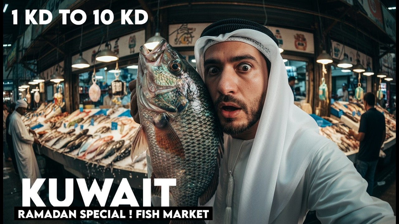 Kuwait Ramadan Market ! Exploring Kuwait Fish Market | Ramadan 5th Day 2026