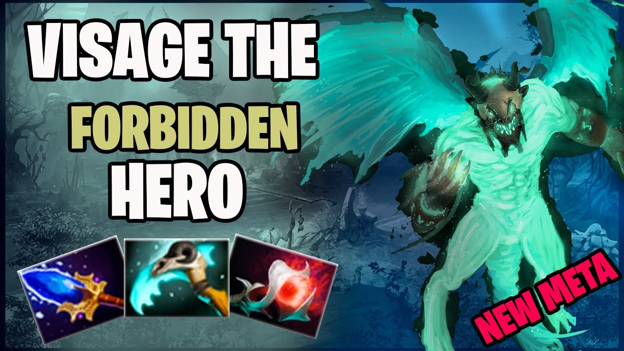 THE FORBIDDEN HERO VISAGE -  when pro player meet noobs - dota 2