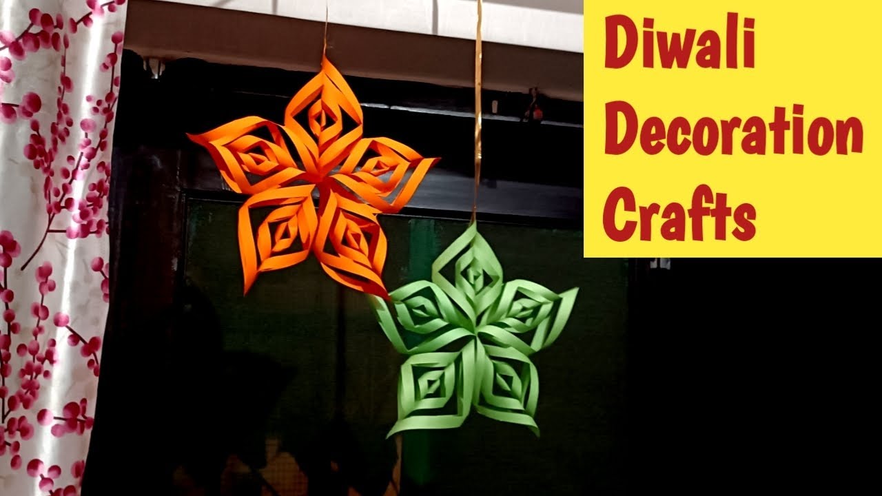 How to make Diwali Kandil at home #diwalidecoration #papercraft #trending