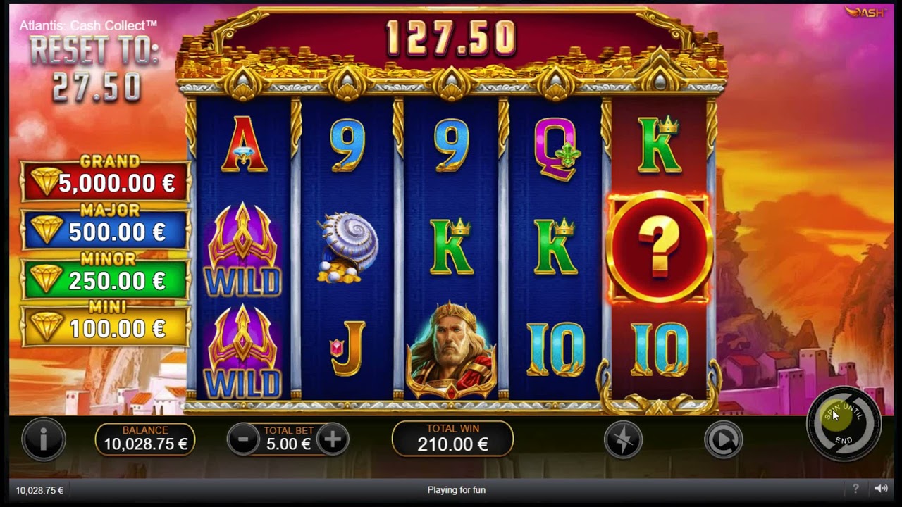 Playtech - Atlantis Cash Collect (Demo)
