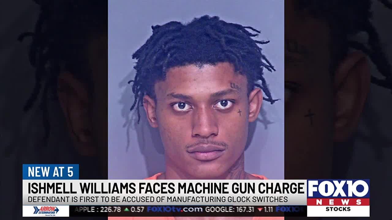 Suspect facing machine gun charges