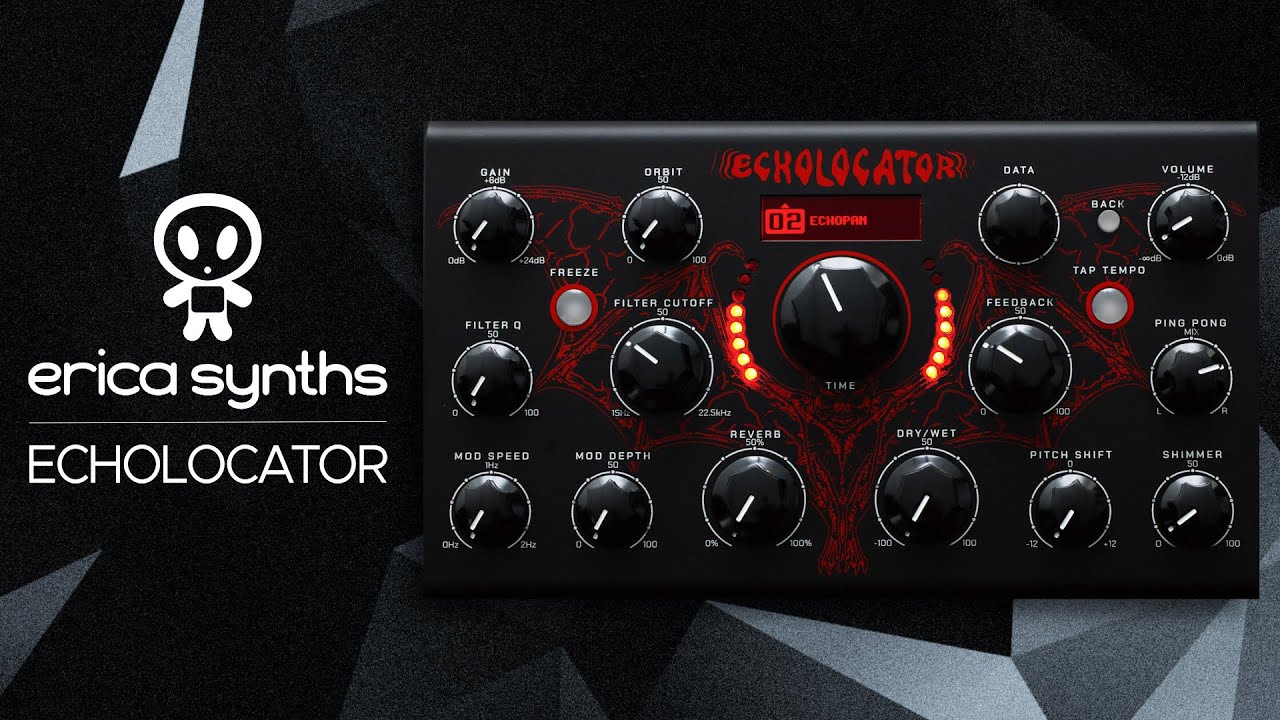 Erica Synths Echolocator Demo (no talking) with TWISTfm and SH-01a