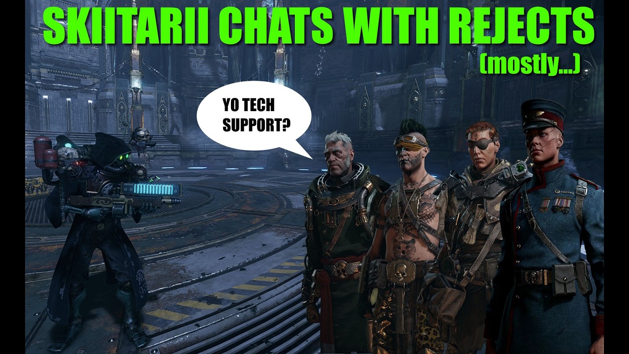 Skitarii banter with other classes // 7 minutes of interservice rivalry talk // DARKTIDE
