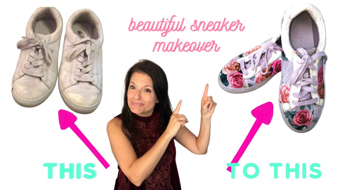 Переделайте кроссовки | Как использовать Mod Podge для ткани | #loveshackfancy #loveshackfancystyle