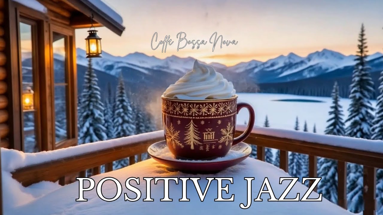 Positive Jazz Music 🌿 Gentle Bossa Nova Coffee Ambience for Peaceful Focus, Study & Happy Mood