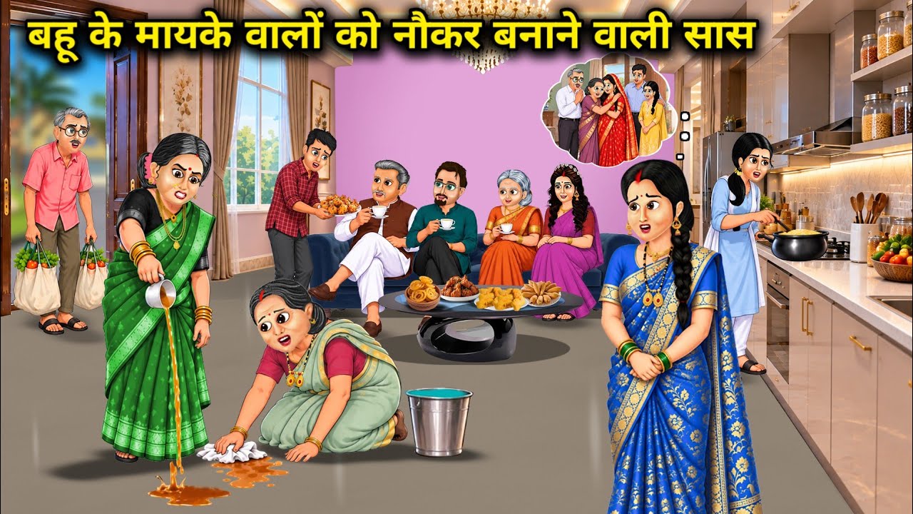 The Mother-in-Law Who Treats Her Daughter-in-Law's Family Like Servants | Cartoon Video