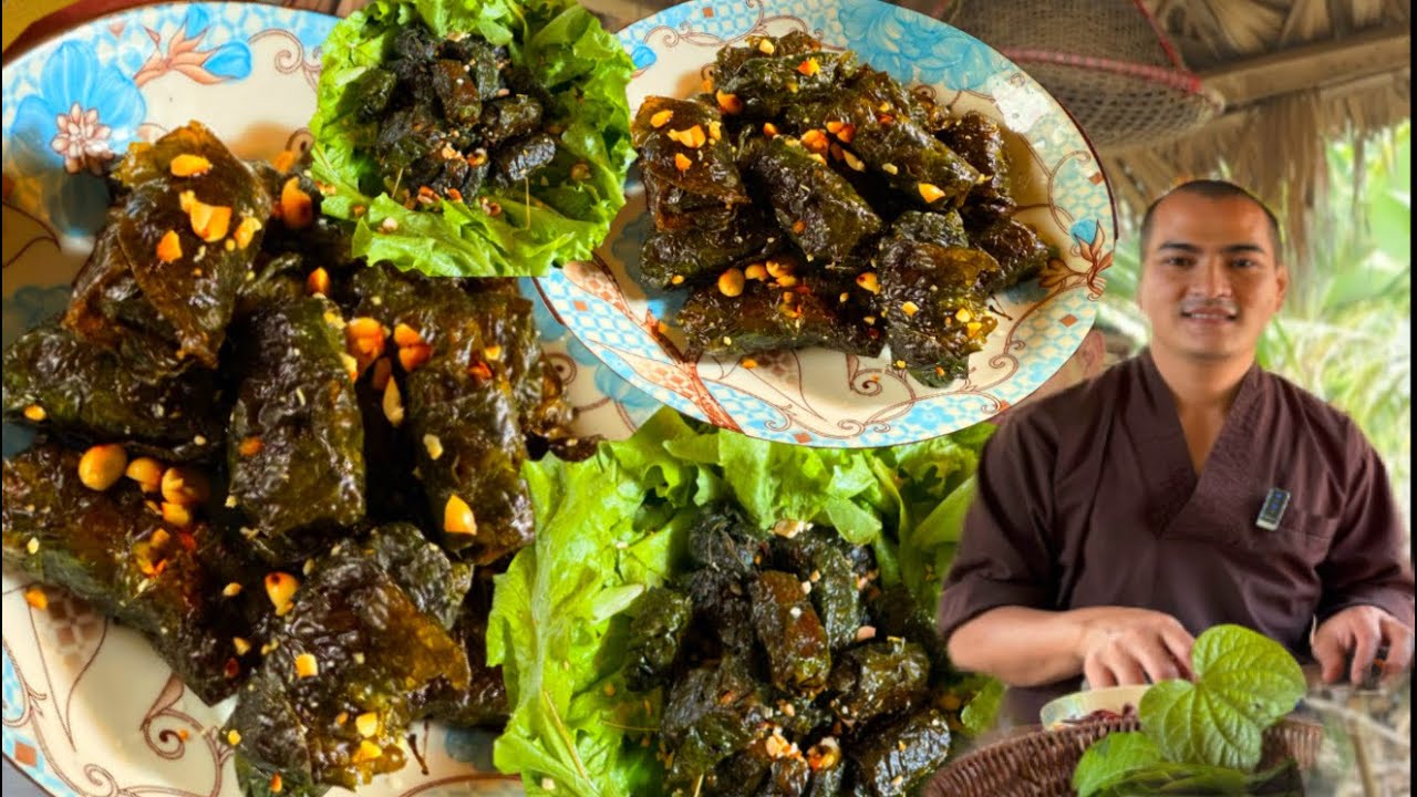 CHẢ LÁ LỐT CHAY Siêu Ngon Nhân Mới Lạ Hấp Dẫn Hơn | Bếp Chay Thầy Lâm 