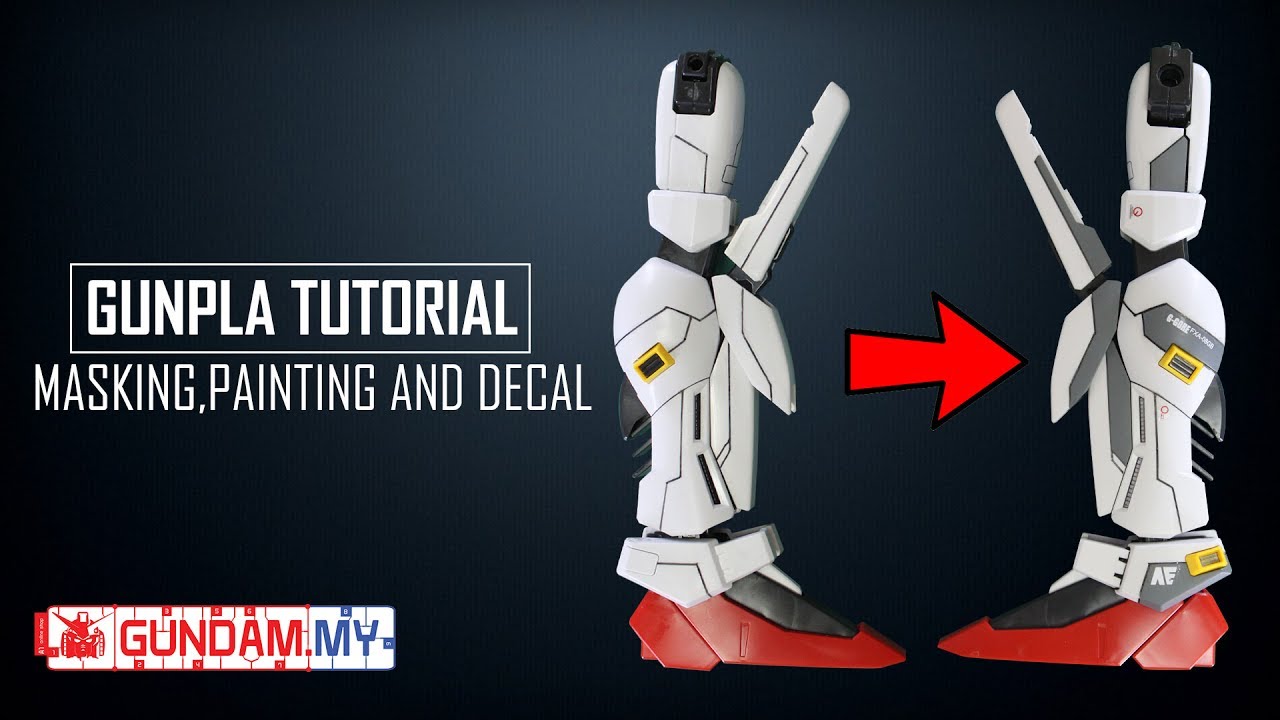 Gunpla Tutorial - Masking,Painting & Decal (Project: S-Gundam Part 2)