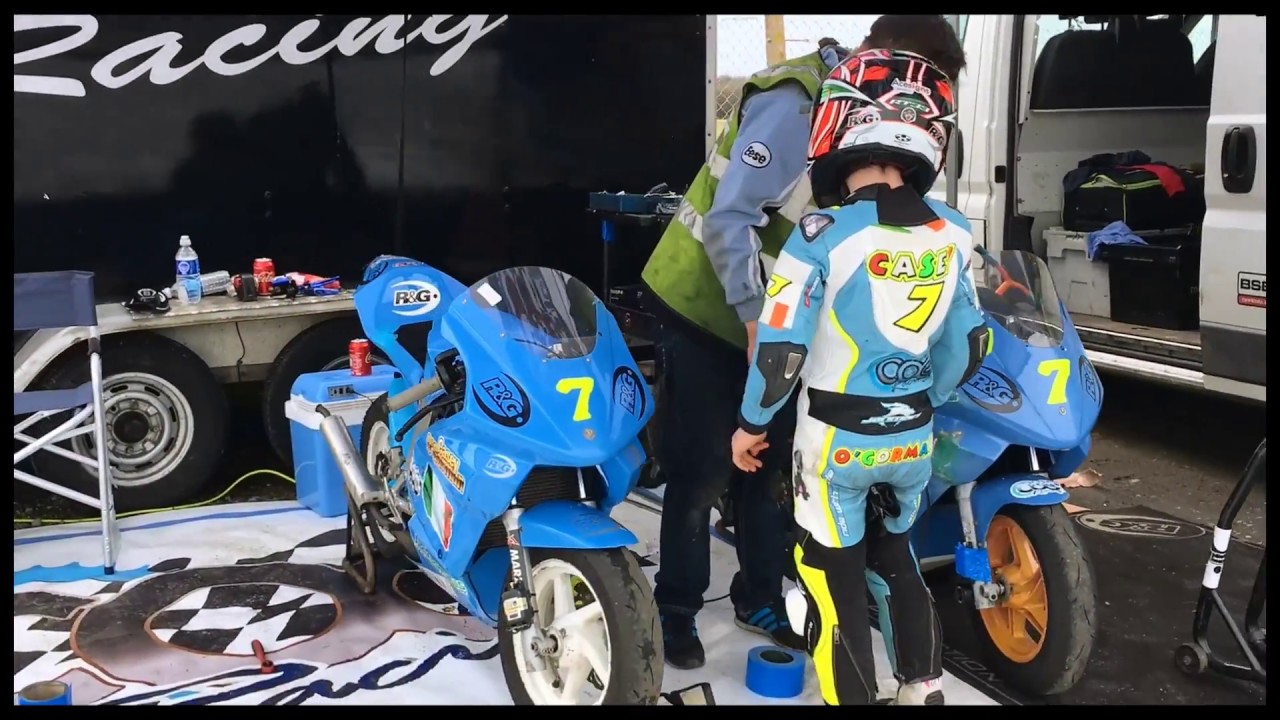 Casey O'Gorman Cool Milk FAB Racing Practice Day Llandow 23 March 2018
