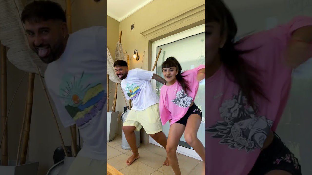 Hicimos con celeste este trend viral de Brasil 😱😱