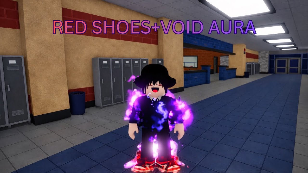 I USED THE RED SHOES+VOID AND IT WAS CRAZY  (fight in a school roblox)