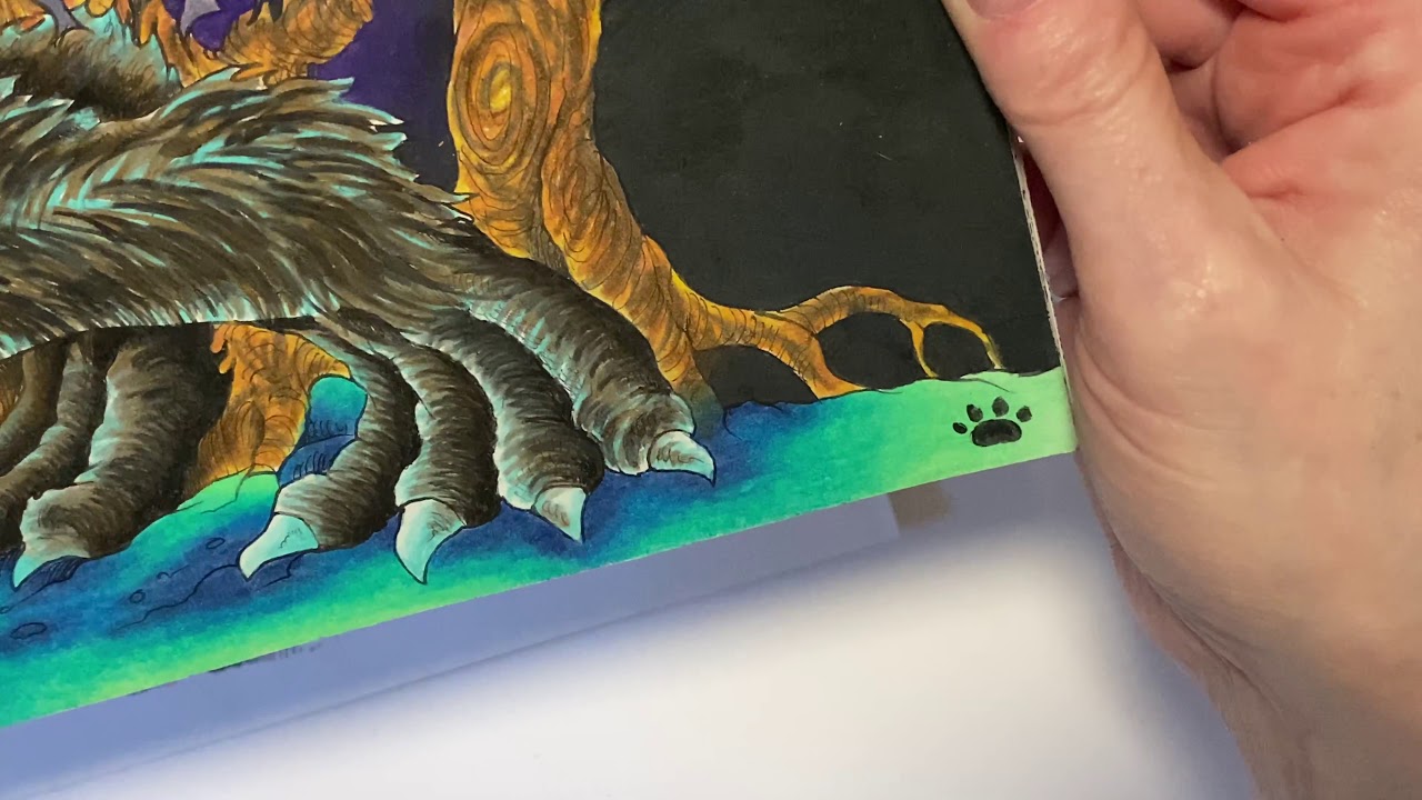 Claire Holoway Colouring - colouring supernatural fur / fur. Mythomorphia by Kerby Rosanes.