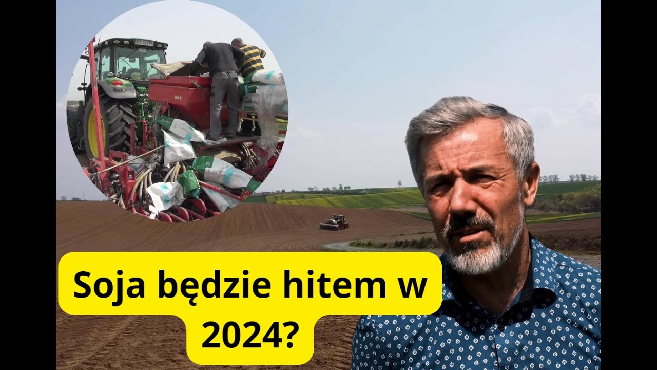 Wczesny siew soi, mimo przymrozków okazał się sukcesem [REPORTAŻ VIDEO]