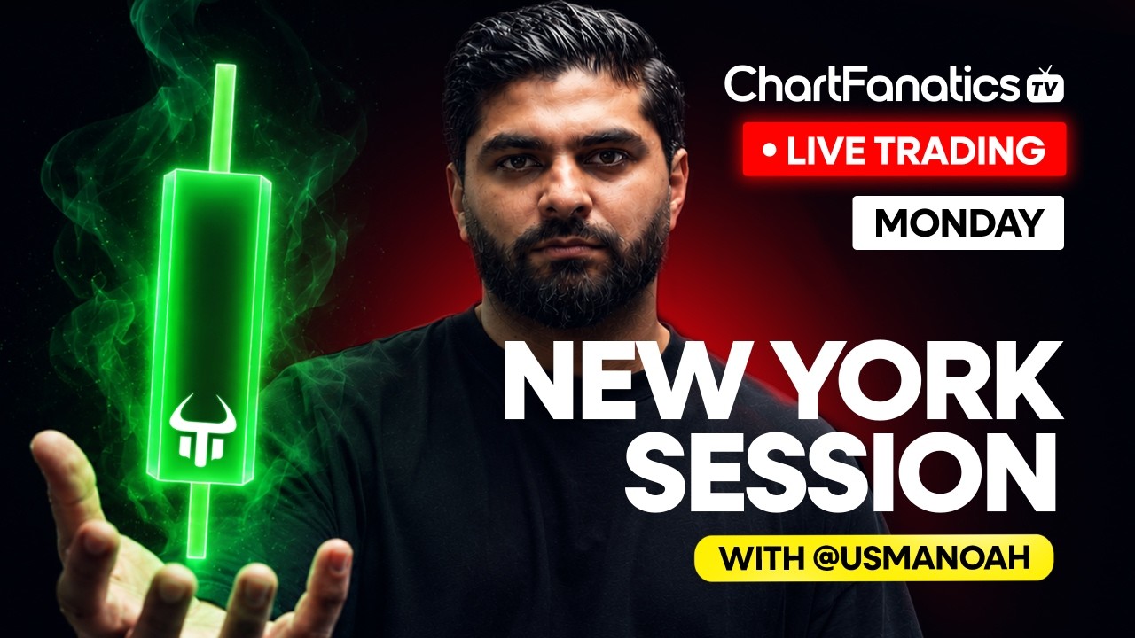 LIVE TRADING: New York Session | $NQ $GOLD | w/ Usman Noah Liquidity Concept