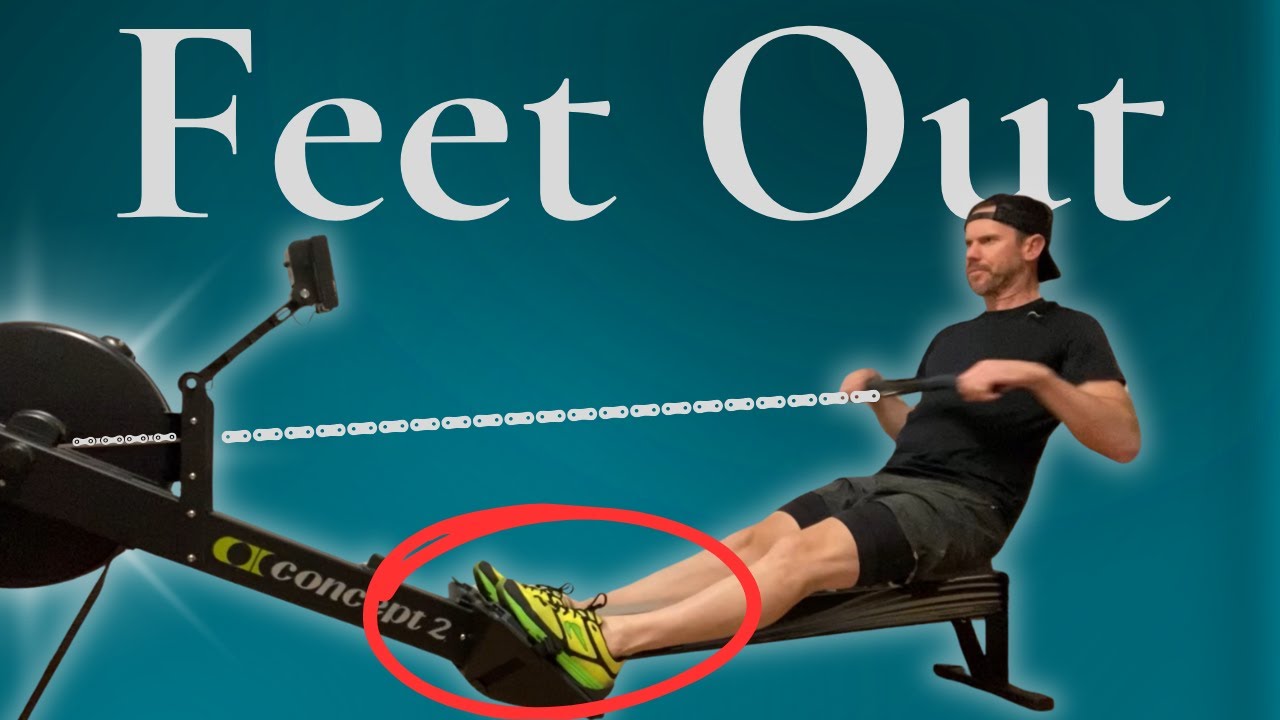 The Importance of ROWING with Your FEET OUT - 90 Second Version