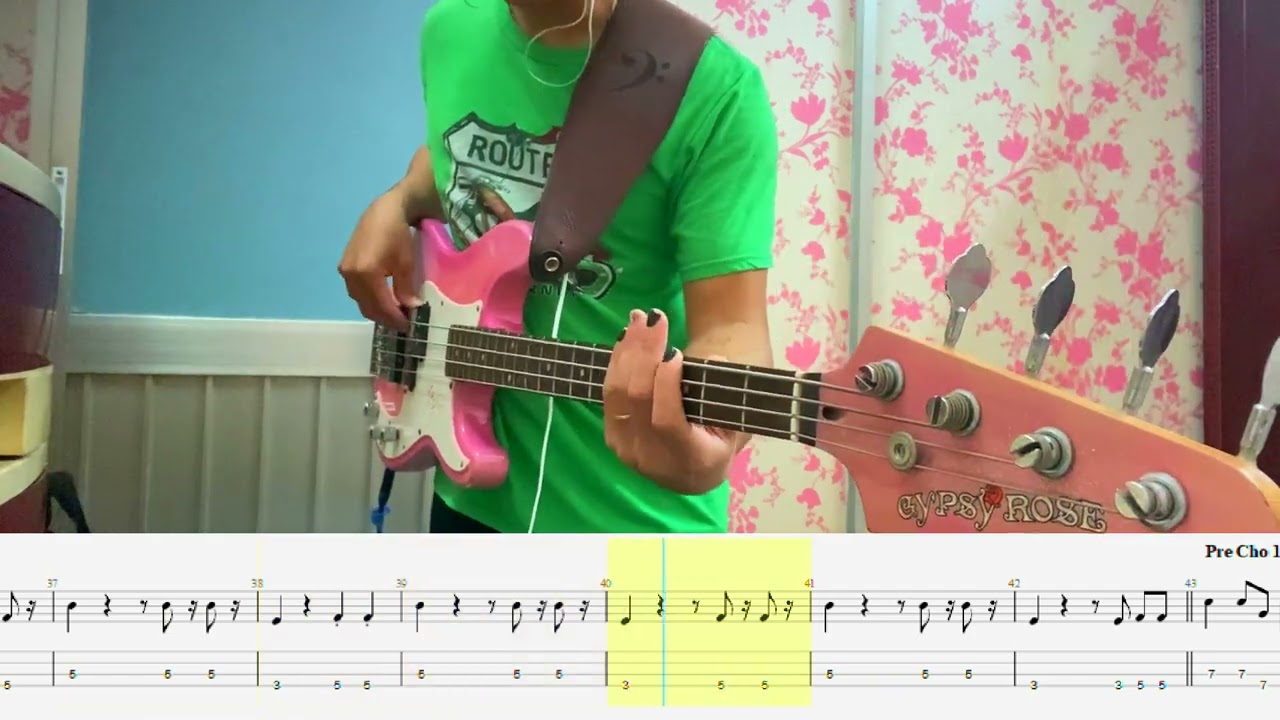 7 UPPERCUTS - DOPAMINE (Bass cover w TABS)