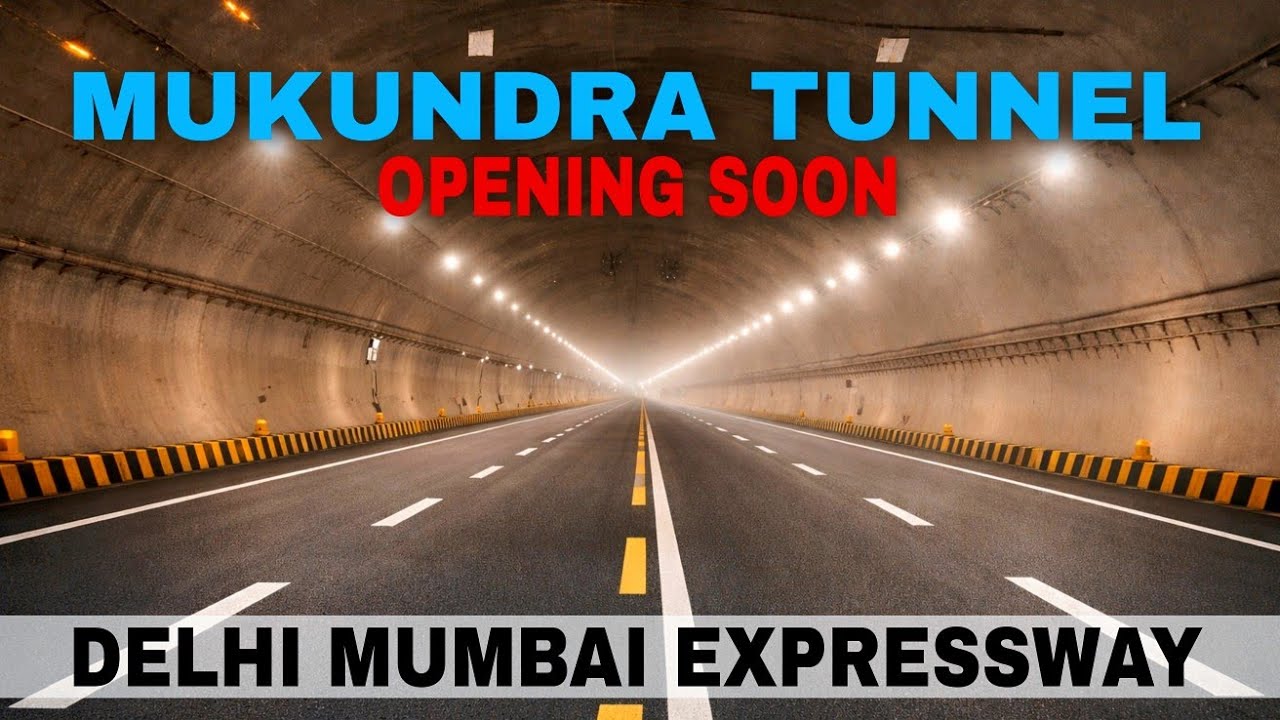 Mukundra Tunnel OPENING SOON  || Delhi Mumbai Expressway kota Tunnel Latest update #kota 