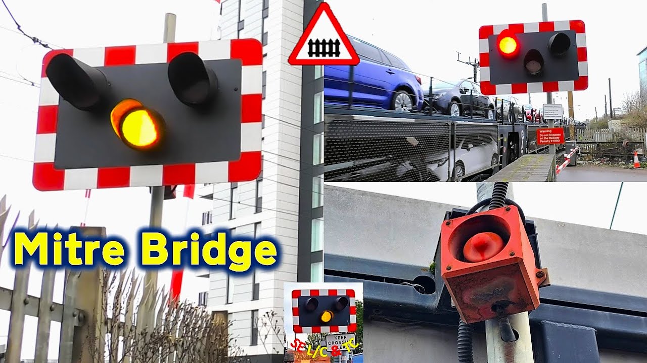 The Unique Mitre Bridge Level Crossing, Greater London: With a Car Train and much more!