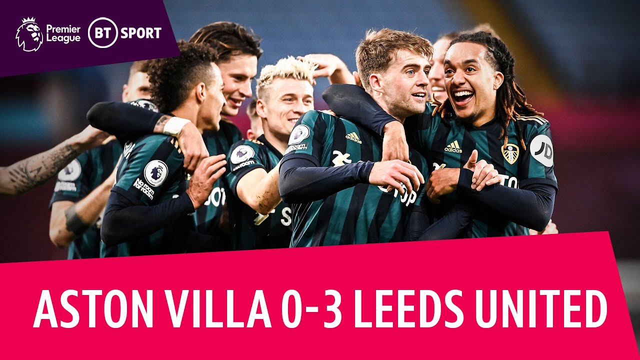 Aston Villa v Leeds (0-3) | Patrick Bamford hits magical hat-trick | Premier League highlights