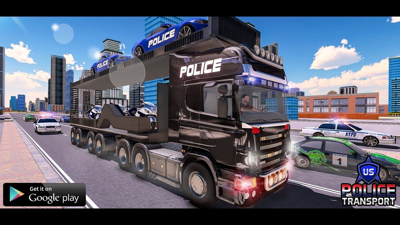 US Police Transform Robot - Police Plane Transport
