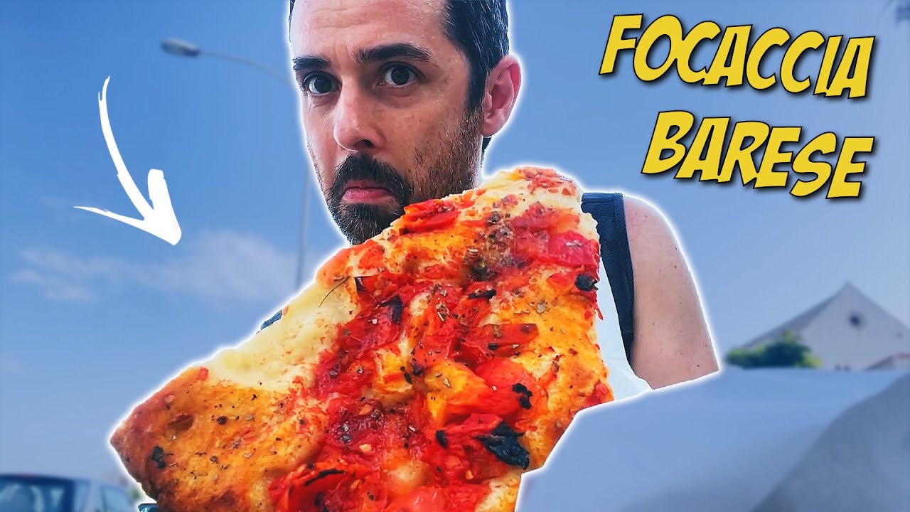 Provate le 3 migliori FOCACCE di BARI! 🍕
