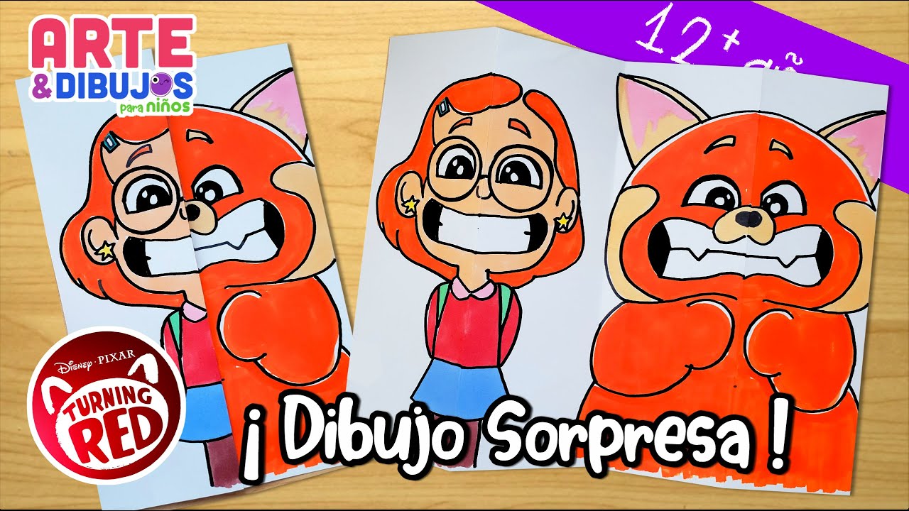 Como dibujar a RED de Disney   |    DIBUJO SORPRESA