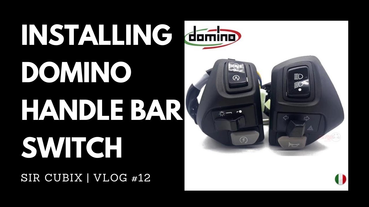 | Sir Cubix | Vlog #12 Installing Domino handle bar switch | Yamaha Mio Sporty