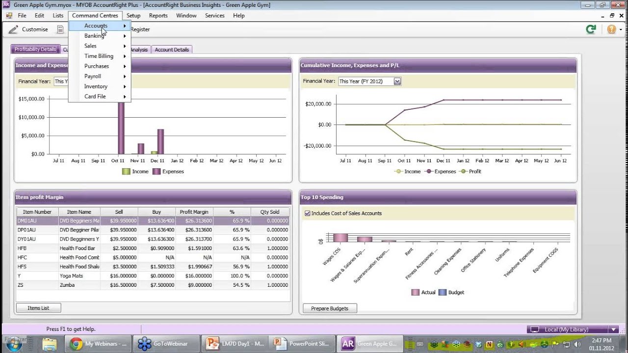 Free MYOB Training Day 7 End of Period / BAS (9/9)