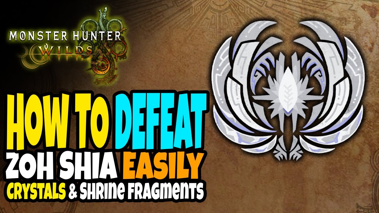 Monster Hunter Wilds How to Defeat Zoh Shia Fast & Easy Crystals & Arms Insane Damage Guide