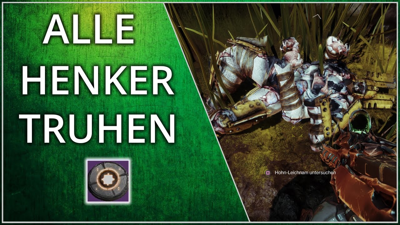 Alle Henker Truhen Standorte/für Qualichor Destiny 2 (GER/PS5)
