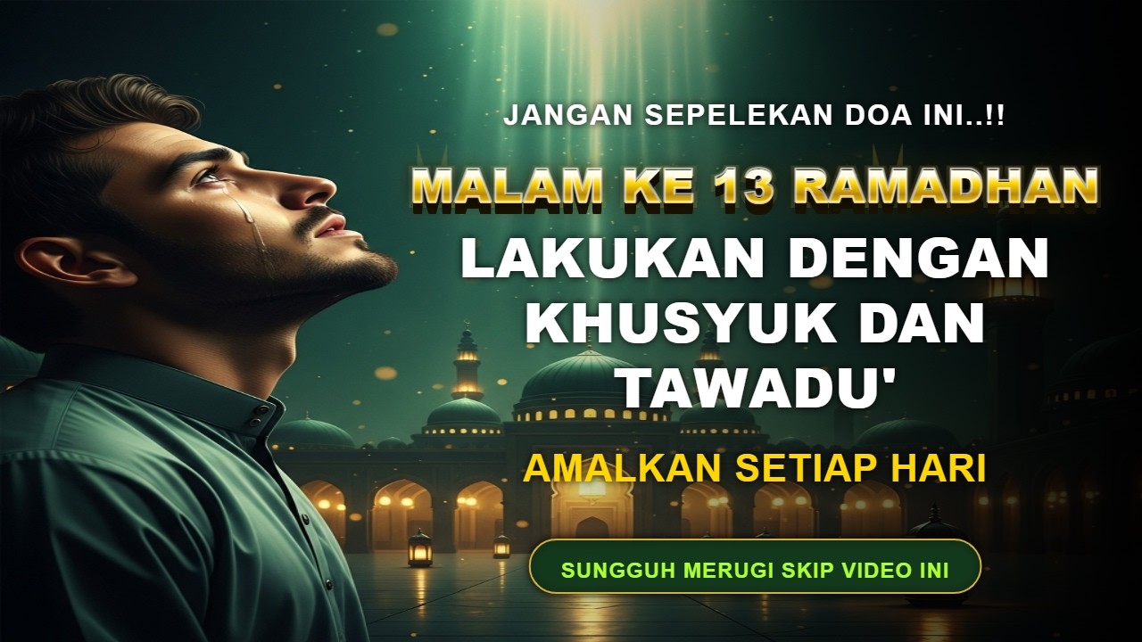 Cukup Amalkan Doa ini!! semua doa Hajat Pasti Terkabul || Relaxing Dhikr
