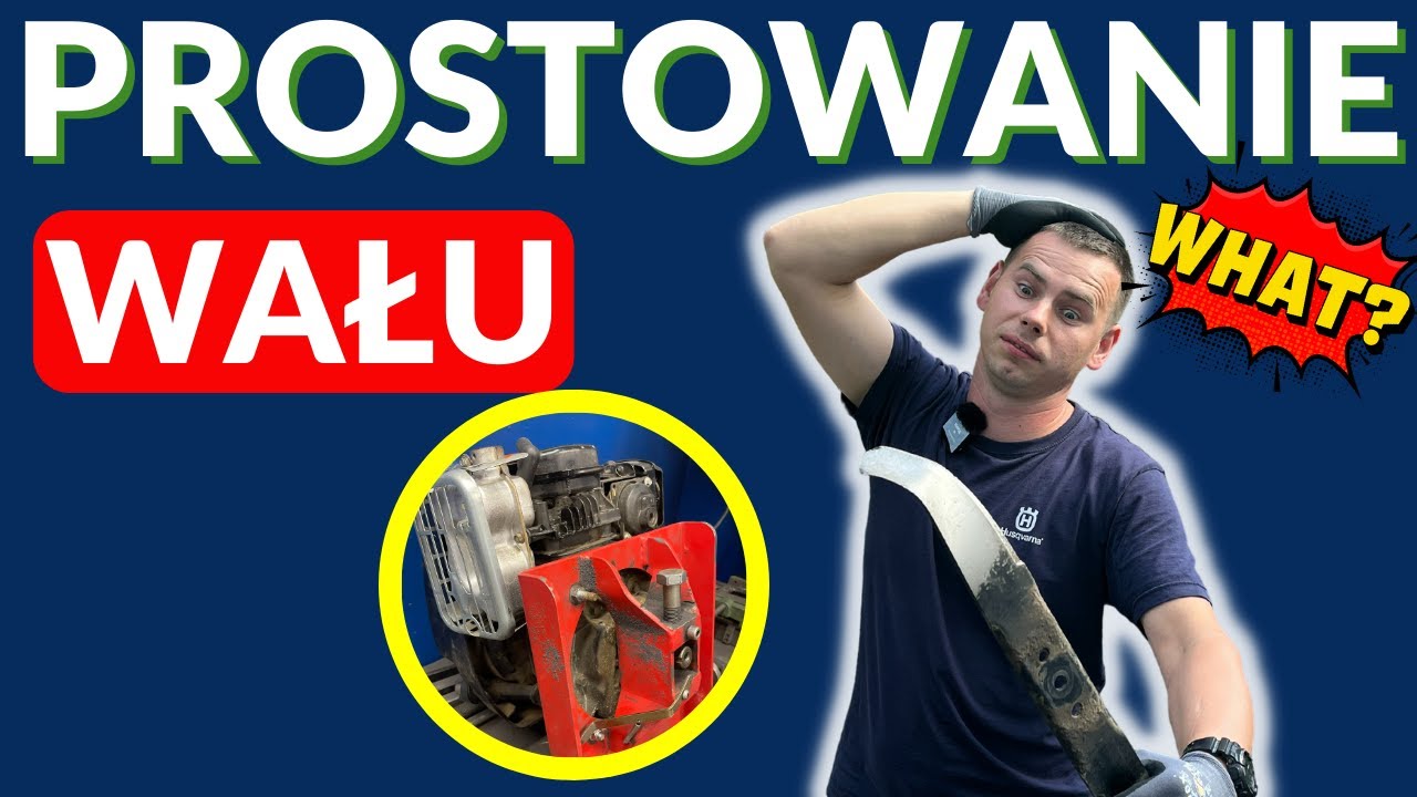 Prostowanie wału kosiarki 💪🏽