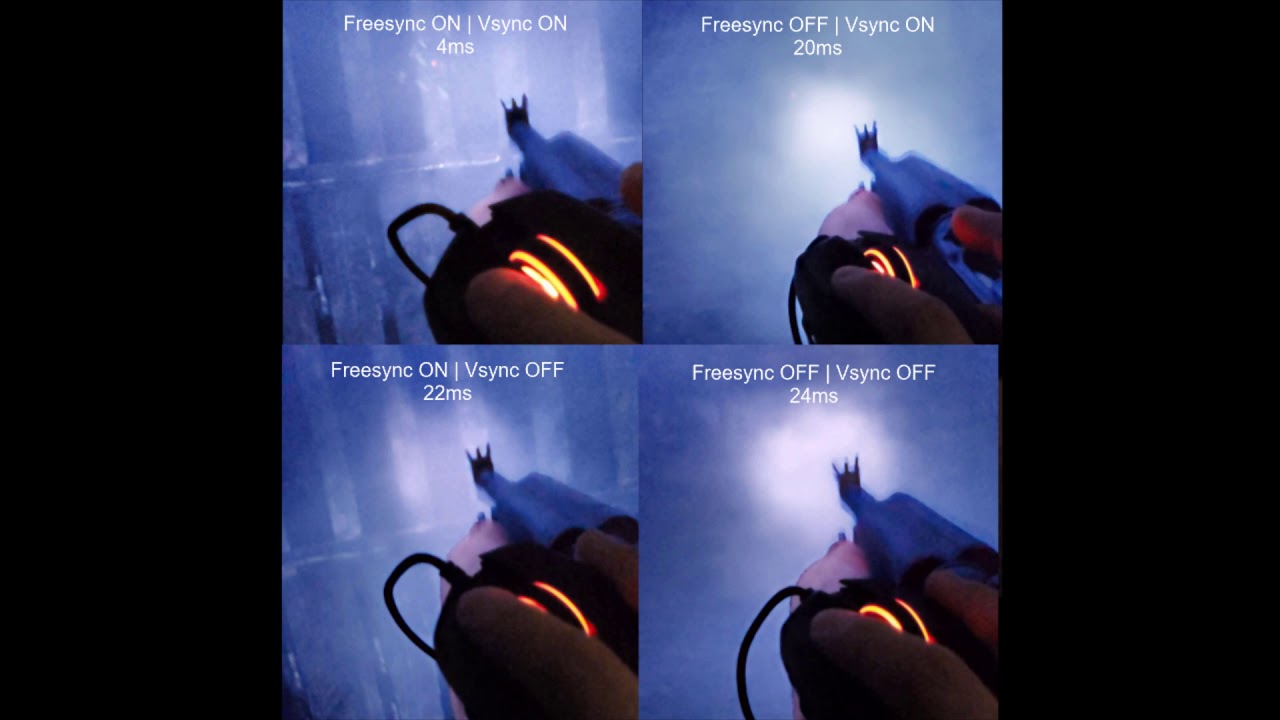 Hell Let Loose - Input Lag Experiment (Freesync)